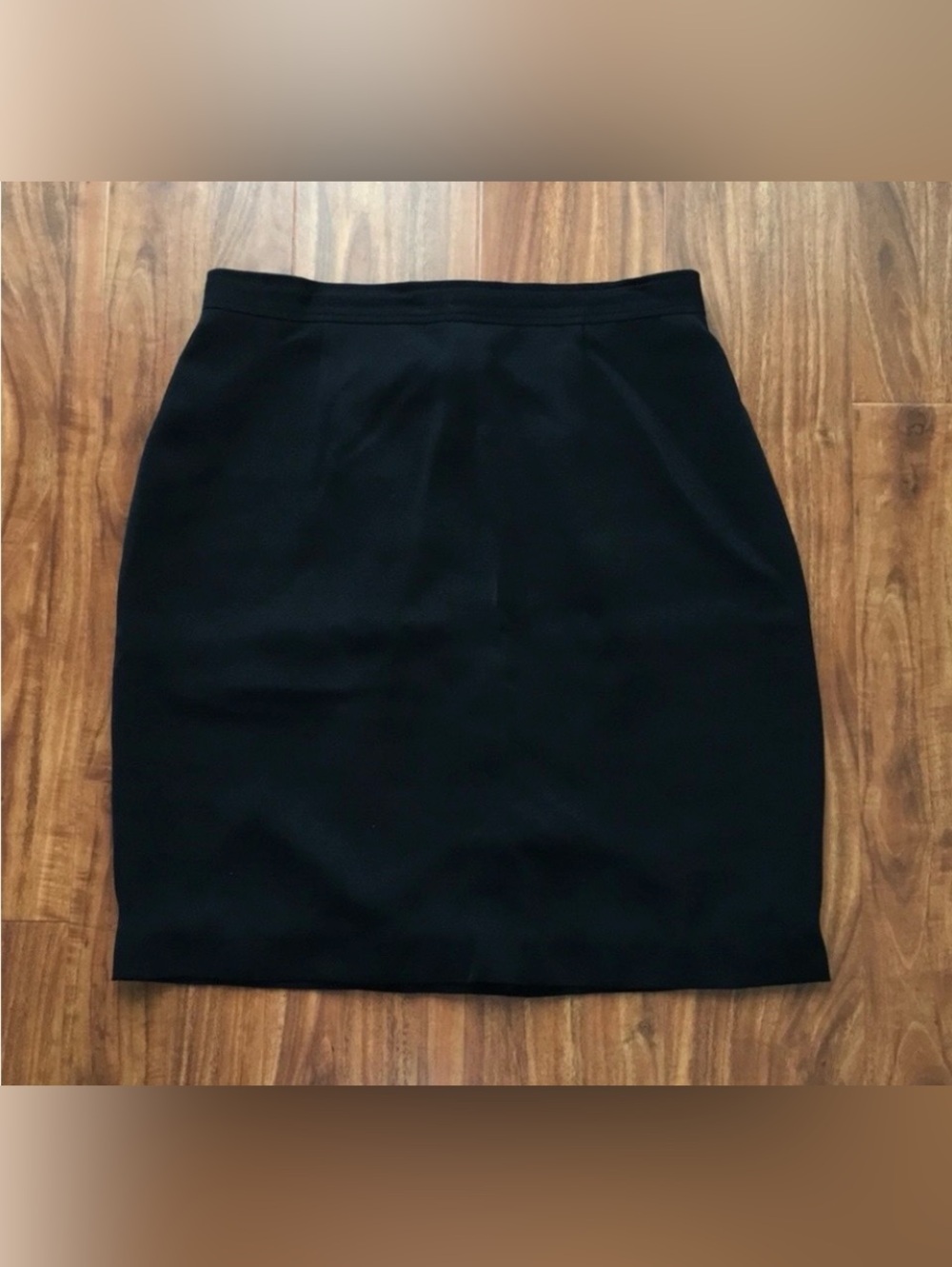 INC Womens Black Pencil Skirt Size 12P Preppy Classic Academia Corporatecore